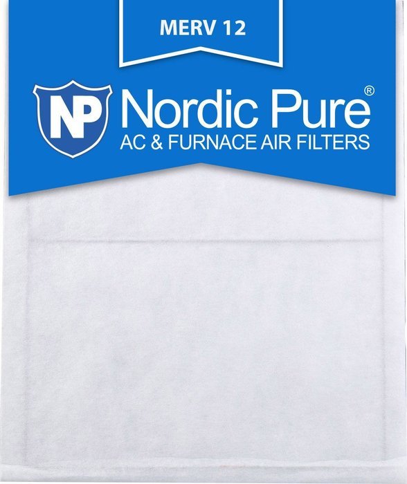 Nordic Pure 16x25x_1/2_M12-6 1/2-Inch Air Filter MERV 12, Box of 6