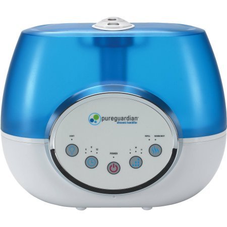 PureGuardian H1610 100-Hour Ultrasonic Warm and Cool Mist Humidifier, Digital, 1.5 Gallons N3
