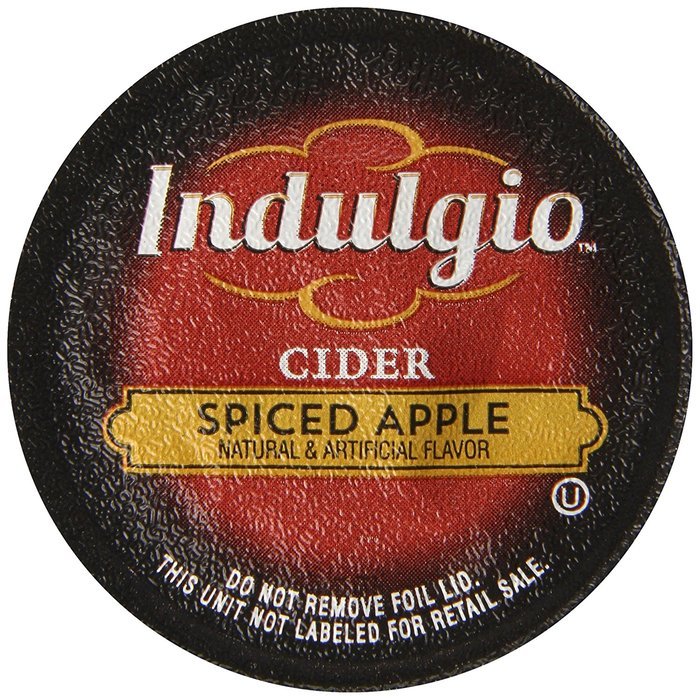 Indulgio Spiced Apple Cider Single Serve for Keurig K-Cup Brewers, 12 Count (Pack of 6) N25