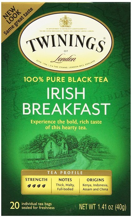 Twinings Pure Peppermint Herbal Tea, 1.41 Ounce Box, 20 Count N3