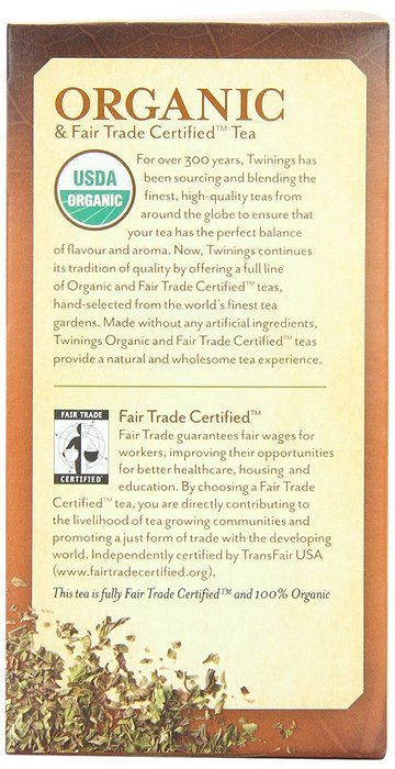 Twinings Pure Peppermint Herbal Tea, 1.41 Ounce Box, 20 Count N4