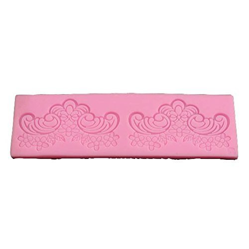Lace Fondant Silicone Cake Mould Chocolate Craft Mold Baking Tools shopping N3