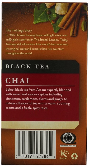 Twinings Pure Peppermint Herbal Tea, 1.41 Ounce Box, 20 Count N11