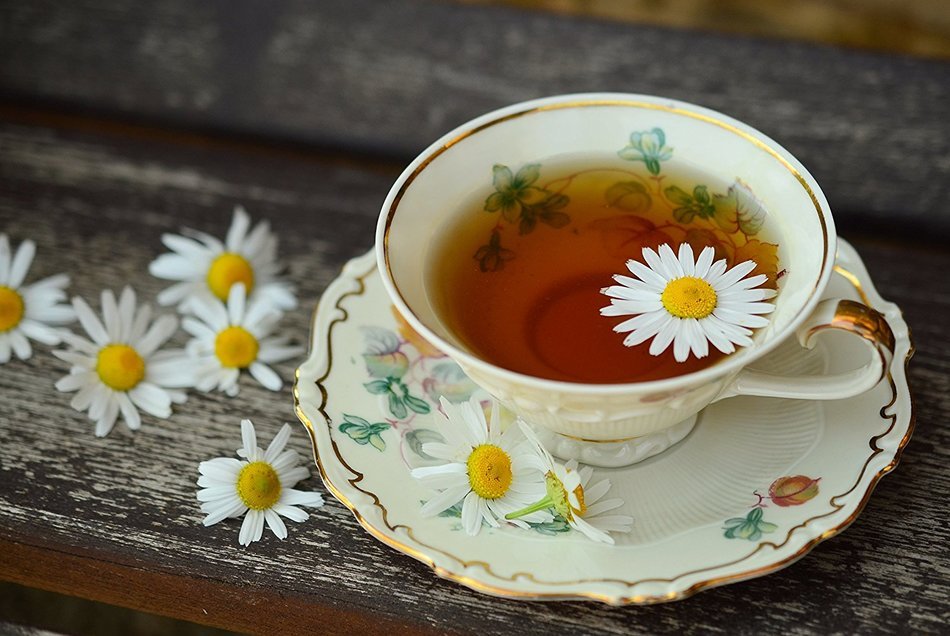 Organic Rose Chamomile Lavender Tea - Loose Herbal Blend - GMO Free - Relaxing - Calming Tisane by The Tea Company... N13