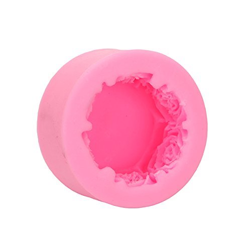 "dipshop 3D Rose Macrame Silicone Cake Mold Fondant Decoration" shopping N4