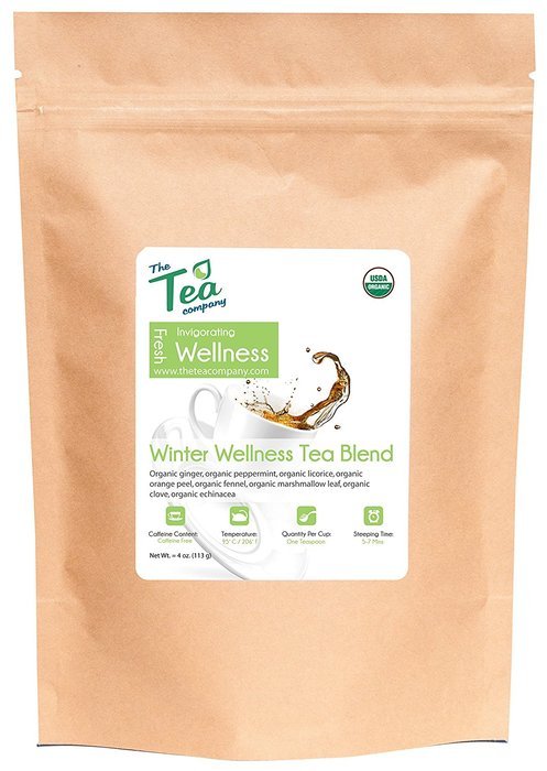 Organic Rose Chamomile Lavender Tea - Loose Herbal Blend - GMO Free - Relaxing - Calming Tisane by The Tea Company... N16