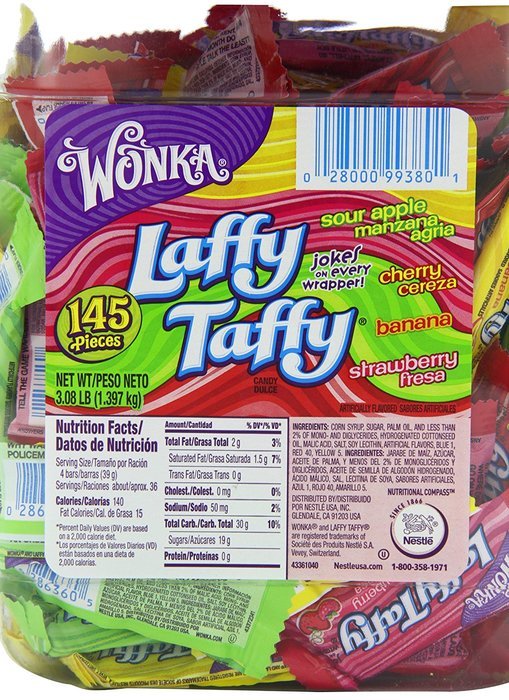 Laffy Taffy Assorted Candy Jar, 145 Count N15