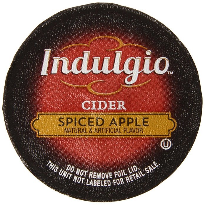 Indulgio Spiced Apple Cider Single Serve for Keurig K-Cup Brewers, 12 Count (Pack of 6) N31