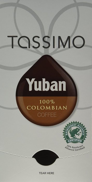 Tassimo Yuban 100% Colombian Coffee, Net Wt. 3.88 Oz, 14-Count T-Discs