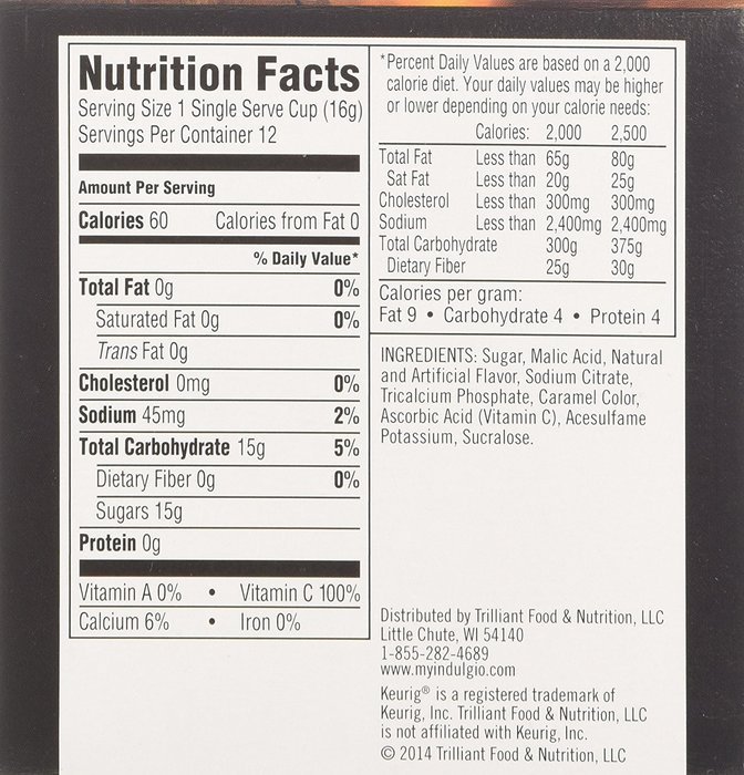 Indulgio Spiced Apple Cider Single Serve for Keurig K-Cup Brewers, 12 Count (Pack of 6) N33
