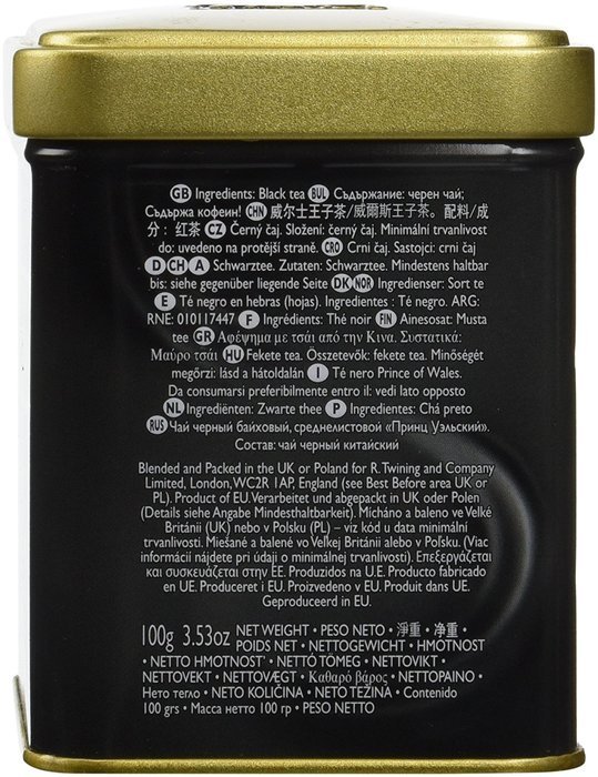 Twinings Classics Prince of Wales Loose Tea Tin, 100g (3.53 oz)