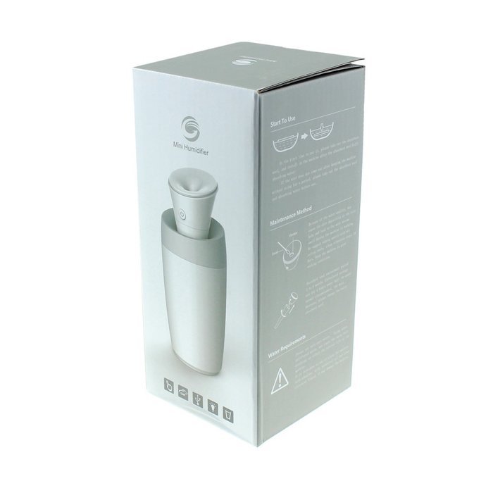 QH Silent USB Air Purifier Mini Humidifier For Office Home Car and Baby (Blue) N6