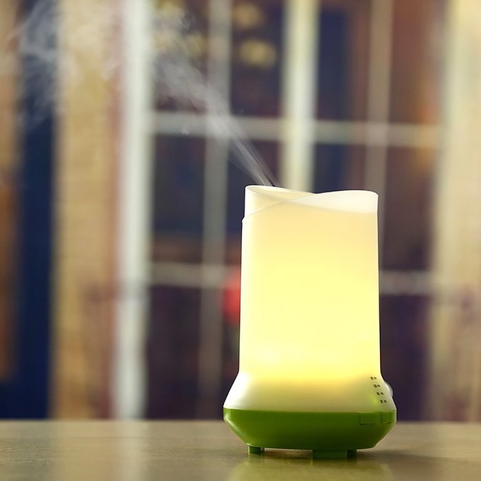 YCTA Mini USB Essential Oil Aroma Diffuser Ultrasonic Air Humidifier (YH19), White N3