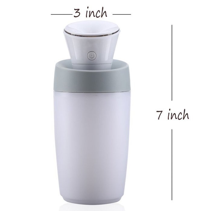 QH Silent USB Air Purifier Mini Humidifier For Office Home Car and Baby (Blue) N7