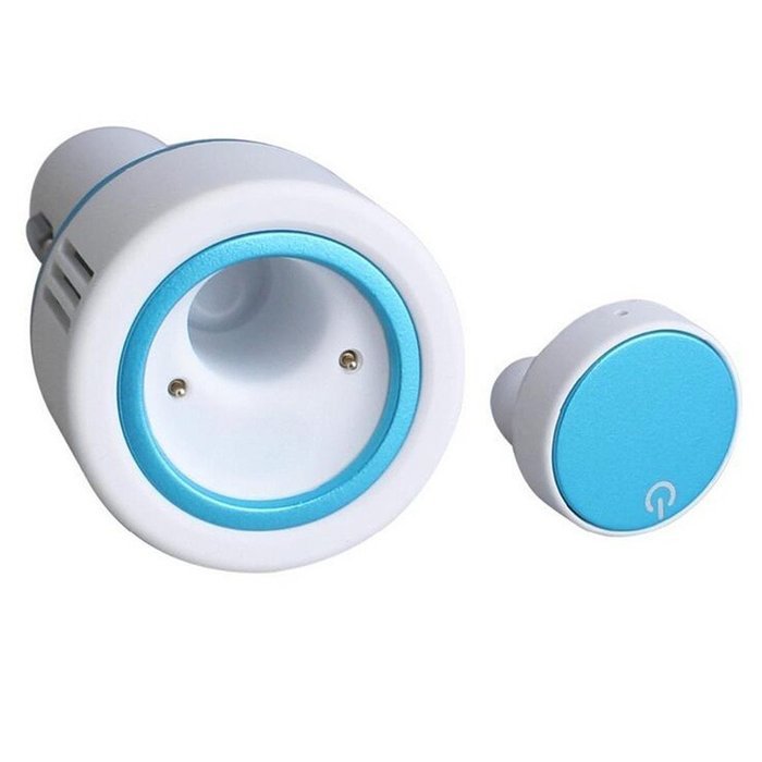 ATD Intelligent Double USB Charging Car Bluetooth Headset With Oxygen Bar Air Purification Humidifier(Blue Edge) N5