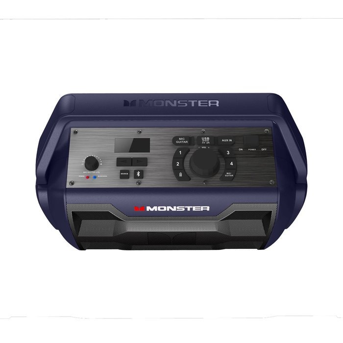 Monster NOMAD Portable Indoor/Outdoor Water Resistant Wireless Speaker - Navy Blue N2