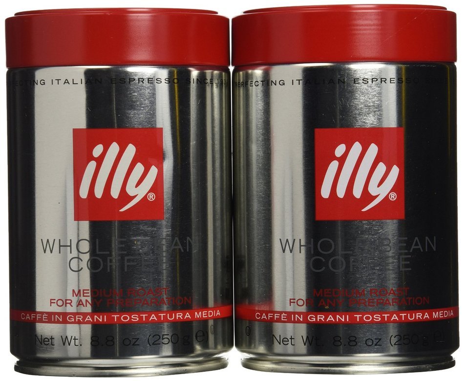 illy Medium Roast Whole Bean Coffee 8.8 Ounces