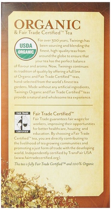 Twinings Pure Peppermint Herbal Tea, 1.41 Ounce Box, 20 Count N24