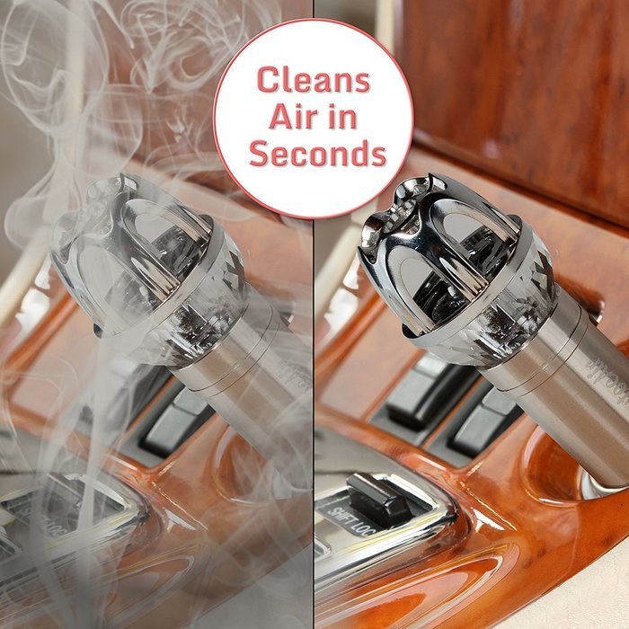 Car Air Purifier & Plug In Ionic Freshener by AutocAir - Ionizer Removes Smoke, Pollen, Dust, Odors, and Bacteria... N3