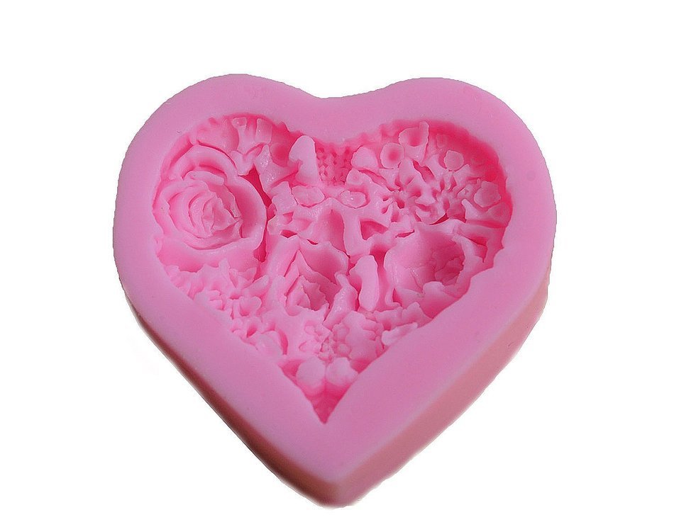 Bestwoohome 4 Set Silicone Fondant Baking Mold Cake Sugar Craft Chocolate Decorating DIY (Cherry Blossoms) N28