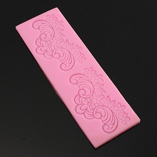 Lace Fondant Silicone Cake Mould Chocolate Craft Mold Baking Tools shopping N5