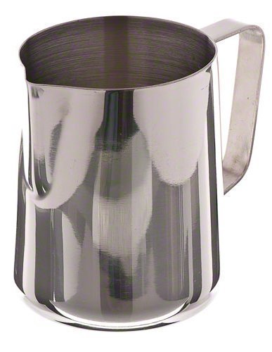 Update International EP-33 Stainless Steel Frothing Pitcher, 33-Ounce, Set of 24 N2