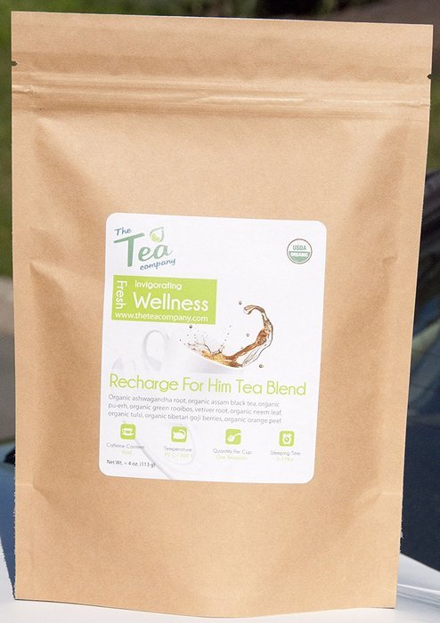 Organic Rose Chamomile Lavender Tea - Loose Herbal Blend - GMO Free - Relaxing - Calming Tisane by The Tea Company... N24