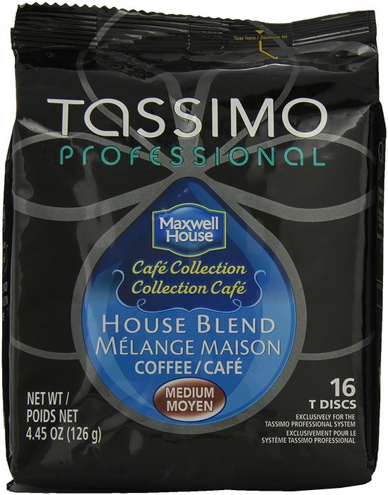 Tassimo T Disc, Maxwell House Cafe Collections, House Blend, 4.45 Ounce
