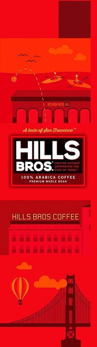 Hills Bros Coffee Dark Satin Premium Whole Bean Coffee, 32 Ounce