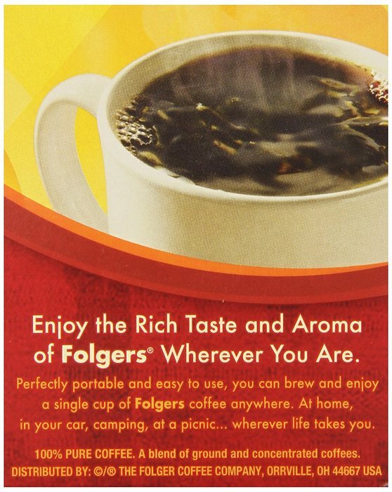 Folgers Classic Medium Roast Coffee Singles Serve Bags, 114 Count, 6 pack N3