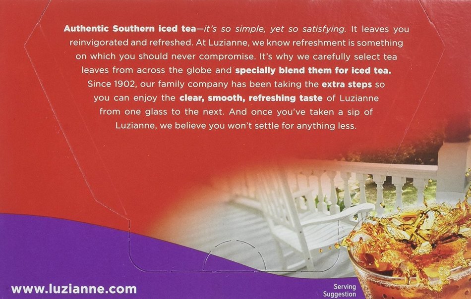Luzianne Sweet Iced Tea Keurig K-Cups, 72 Count N8
