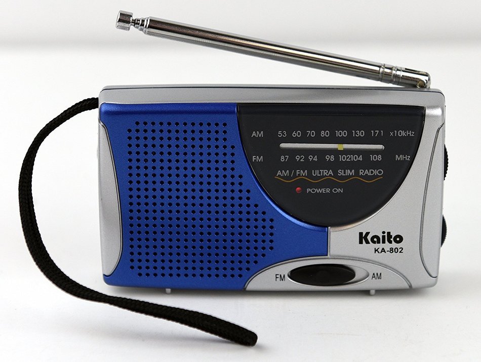 Kaito KA802 AM FM Super Pocket Size Radio, Small Size AM/FM Radio N6