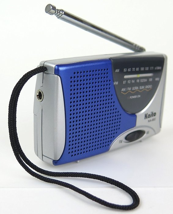 Kaito KA802 AM FM Super Pocket Size Radio, Small Size AM/FM Radio N7