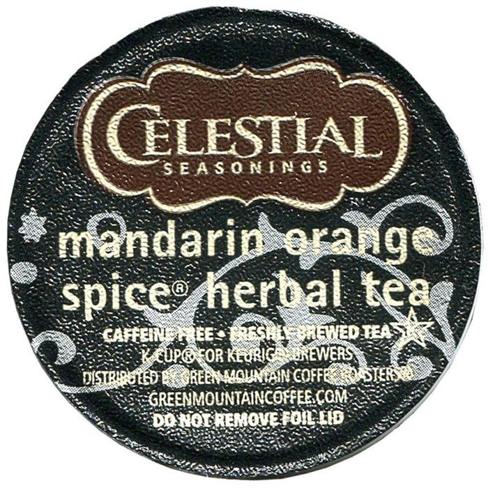Celestial Seasonings Keurig Mandarin Orange Spice Tea K-Cups 24 Ct
