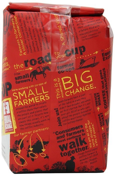 Equal Exchange Organic Coffee, Breakfast Blend, Whole Bean, 12-Ounce Bag