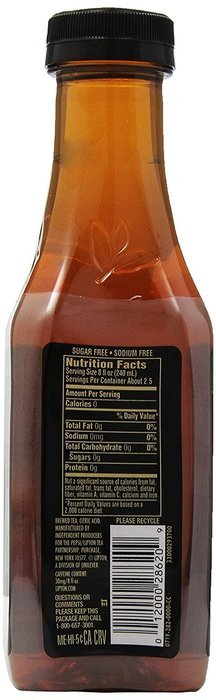 Pure Leaf, Unsweet Tea, 18.5 oz (Pack of 6)