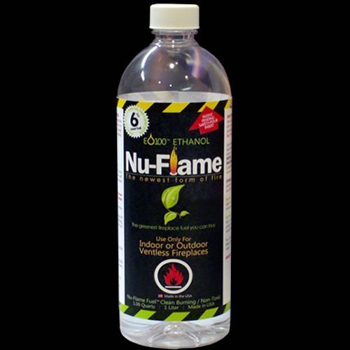 Nu-Flame 1 L Liquid Ethanol Fuel - Pack of 12 N2