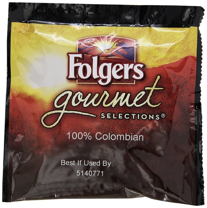 Folgers FOL63100 Gourmet Selection Colombian Coffee Pods (Pack of 18) - Net WT 6.3oz