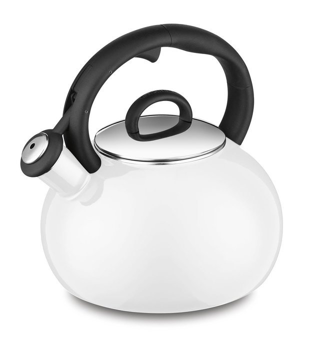 Cuisinart CTK-EOS17R Aura Enamel-on-Steel Stovetop Teakettle, Red