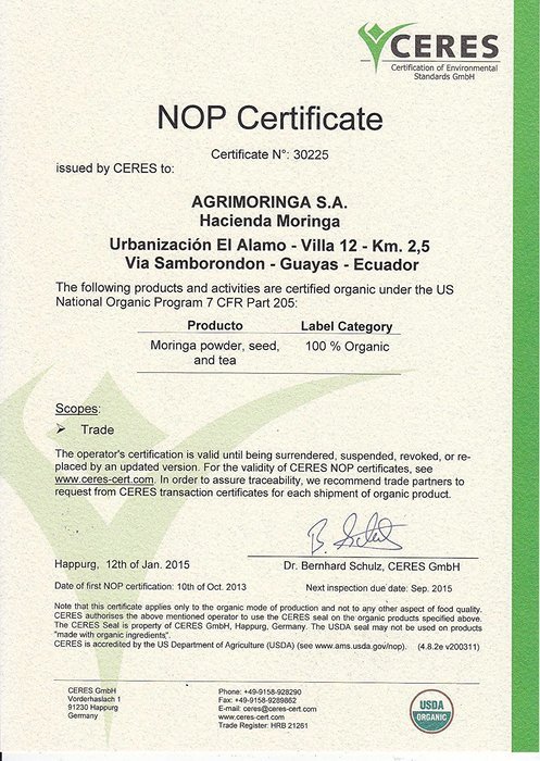 Moringa Oleifera Tea N8