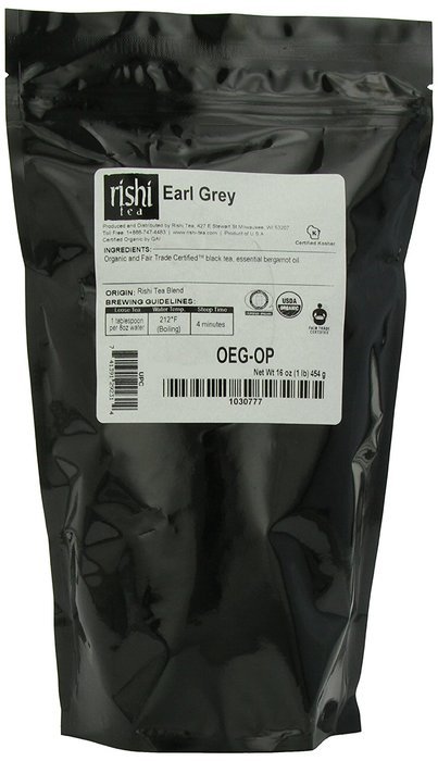 Rishi Tea Organic Earl Grey Loose Leaf Tea, 1 Pound Bag N2