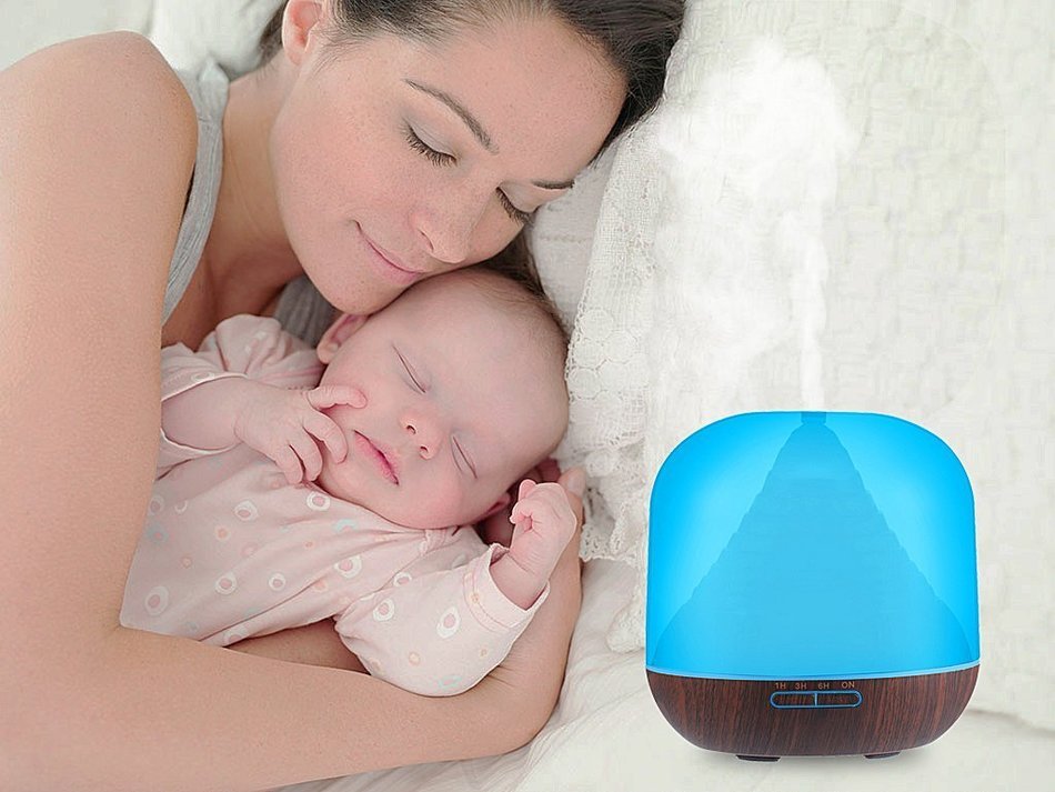 Aromatherapy Essential Oil Diffuser, GerTong 300ml Ultrasonic Cool Mist Diffuser Humidifier Air Purifier with... N9
