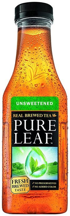 Pure Leaf, Unsweet Tea, 18.5 oz (Pack of 6) N3