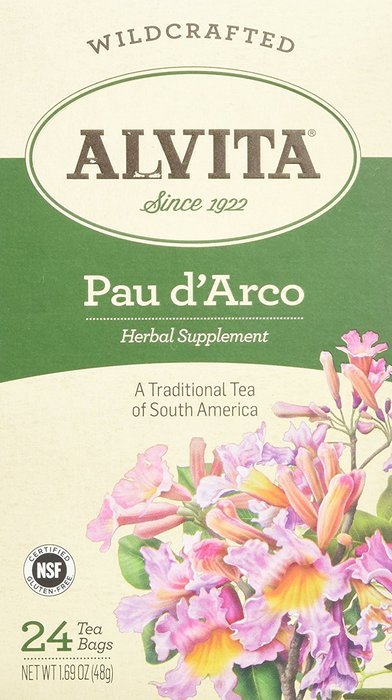 Alvita Teas Pau D' Arco Herbal Tea Bags, 24 Count N3