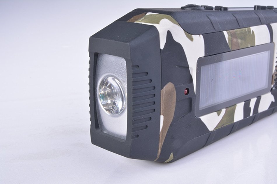 [Upgraded] iRonsnow IS-092 [2000mAh Power Bank+1W flashlight] Weather radio Solar Hand Crank AM/FM/WB NOAA Radio... N16
