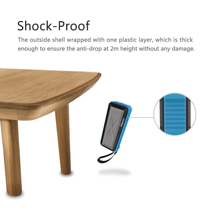 Trendwoo Portable Outdoor and Shower Bluetooth Speaker, Durable Wireless Waterproof Speakers Hands-Free with Built-In... N10