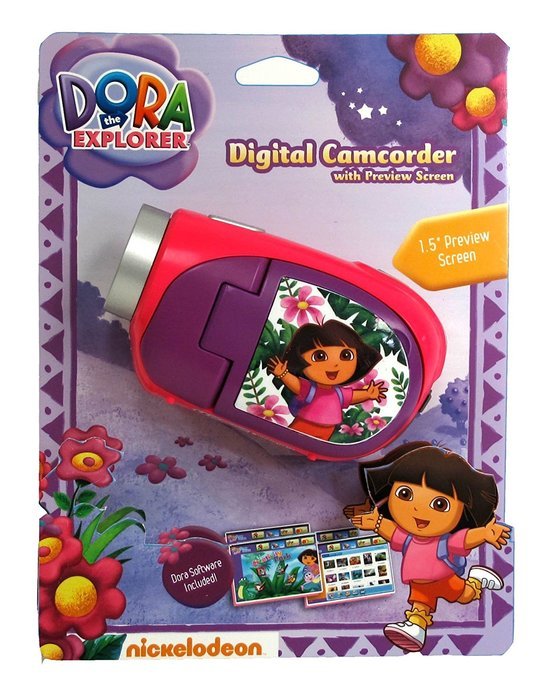 Nickelodeon 31067-TRU 1.5-Inch Dora Digital Video Recorder with LCD (Purple) N2
