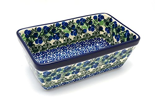 Polish Pottery Baker - Loaf Dish - Huckleberry