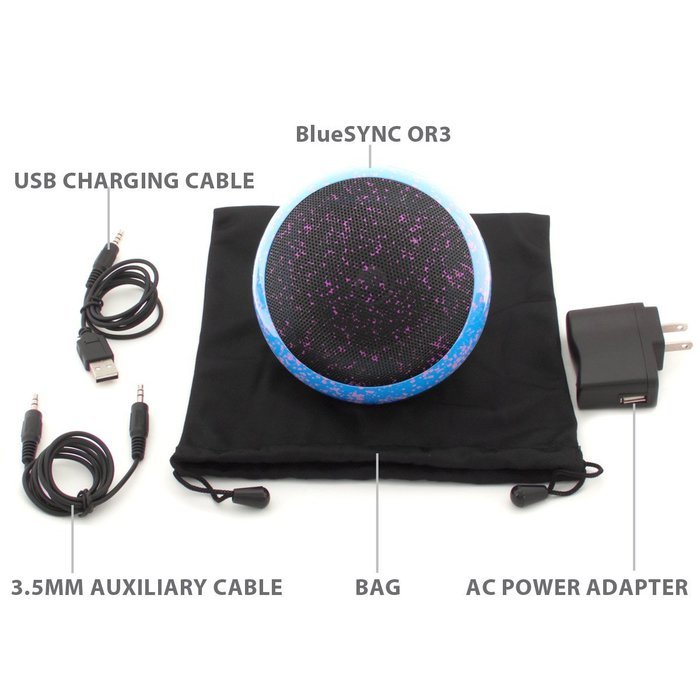 GOgroove Premium Compact Bluetooth Travel Speaker with 32 Hour Rechargeable Battery - Works With Apple , Sony... N6