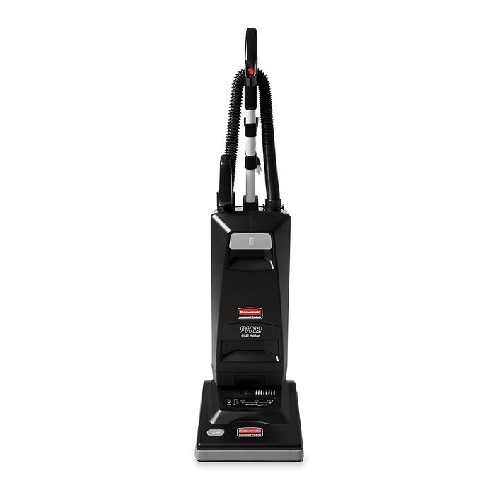 Rubbermaid Commercial Executive Series Automatic Height Adjustment Upright Vacuum Cleaner, 12-Inch, Black (1868438) N4